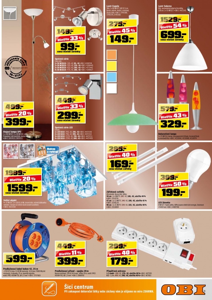 let�k OBI pro vybran� prodejny od 31.10.2013 strana 1