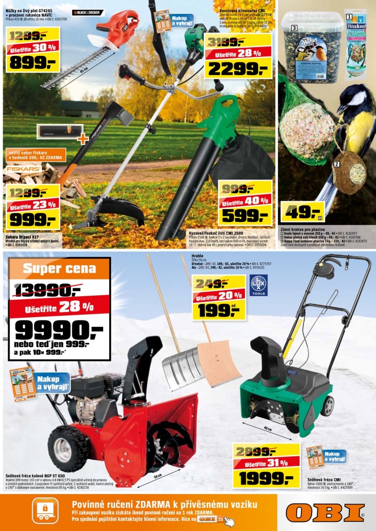 let�k OBI pro vybran� prodejny od 31.10.2013 strana 1