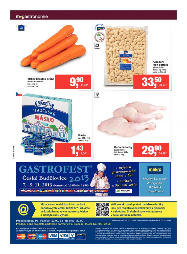 leták Makro Gastronomie čerstvé od 6.11.2013 strana 1 leták Makro Gastronomie čerstvé od 6.11.2013 strana 1