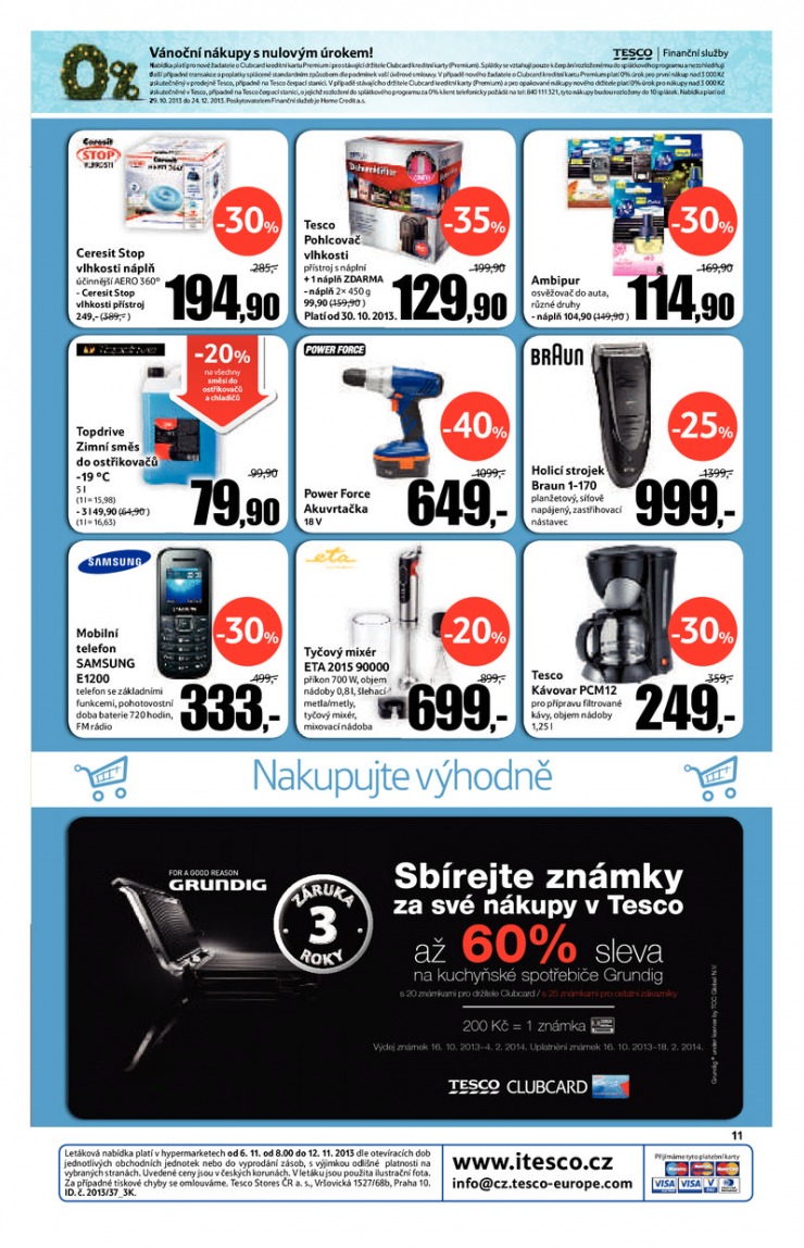 leták Tesco malé hypermarkety od 6.11.2013 strana 1 leták Tesco malé hypermarkety od 6.11.2013 strana 1