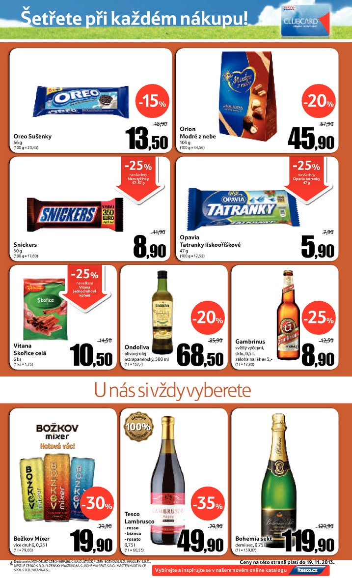 leták Tesco Expres obchody od 6.11.2013 strana 1 leták Tesco Expres obchody od 6.11.2013 strana 1