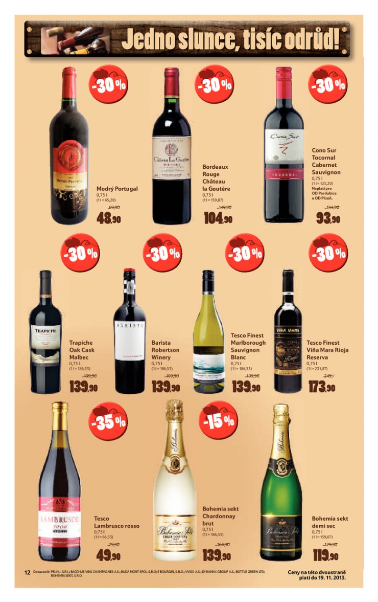 leták Tesco velké hypermarkety od 6.11.2013 strana 1 leták Tesco velké hypermarkety od 6.11.2013 strana 1
