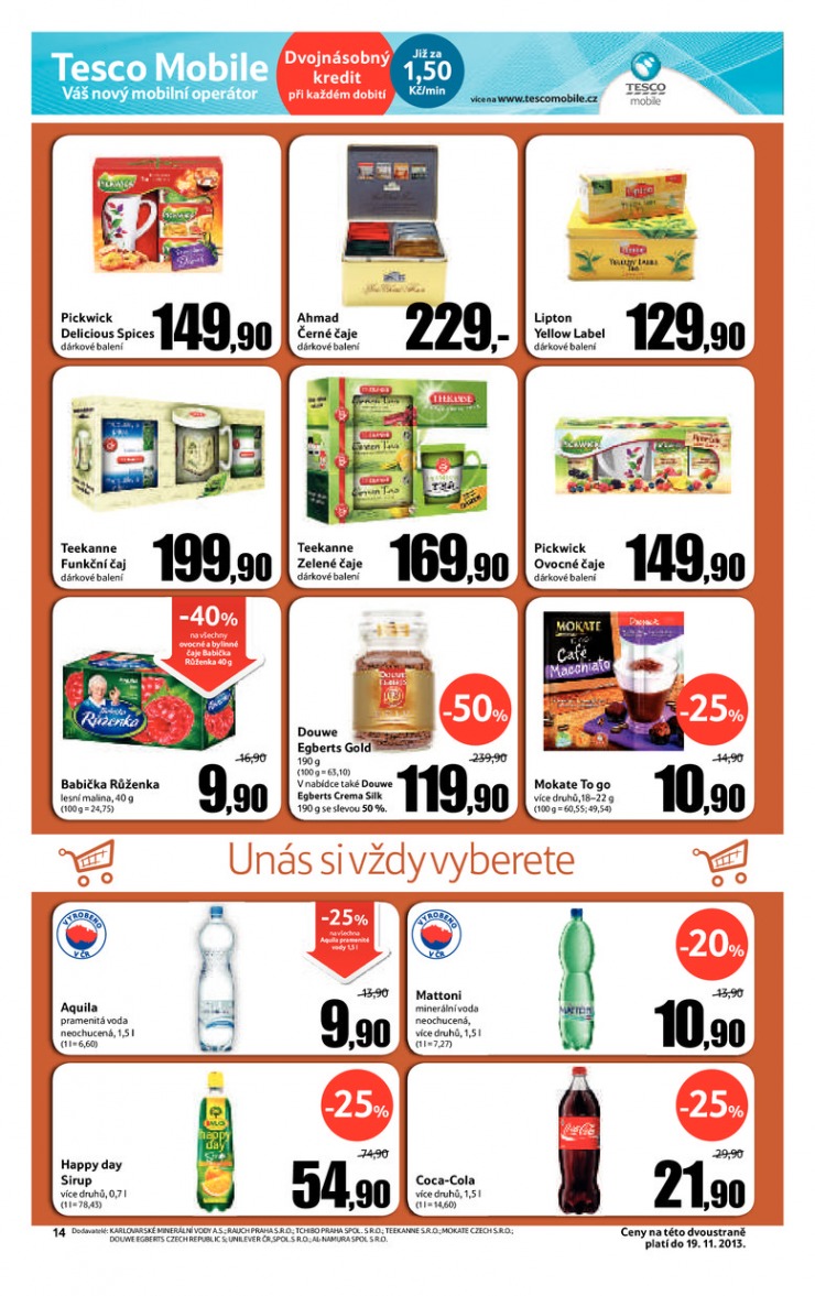leták Tesco velké hypermarkety od 6.11.2013 strana 1 leták Tesco velké hypermarkety od 6.11.2013 strana 1