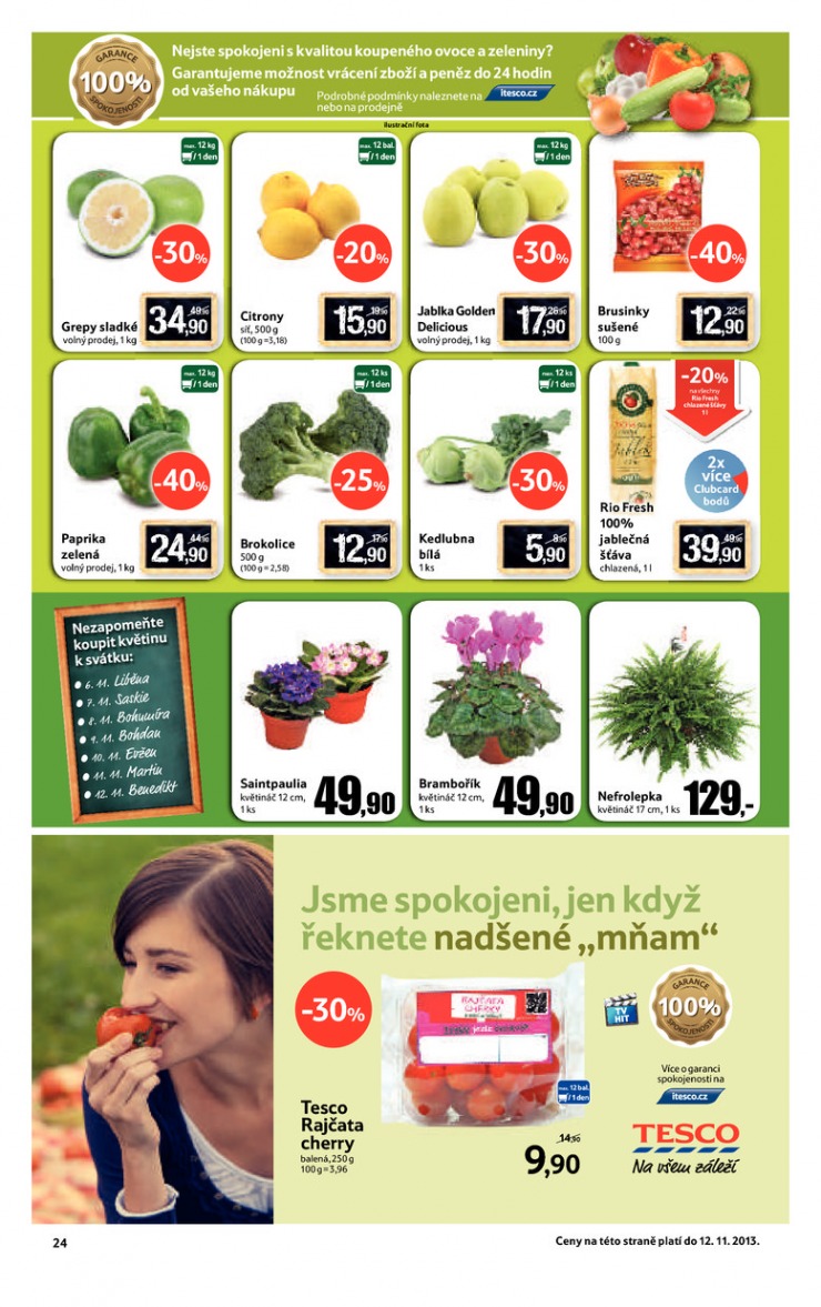 leták Tesco velké hypermarkety od 6.11.2013 strana 1 leták Tesco velké hypermarkety od 6.11.2013 strana 1