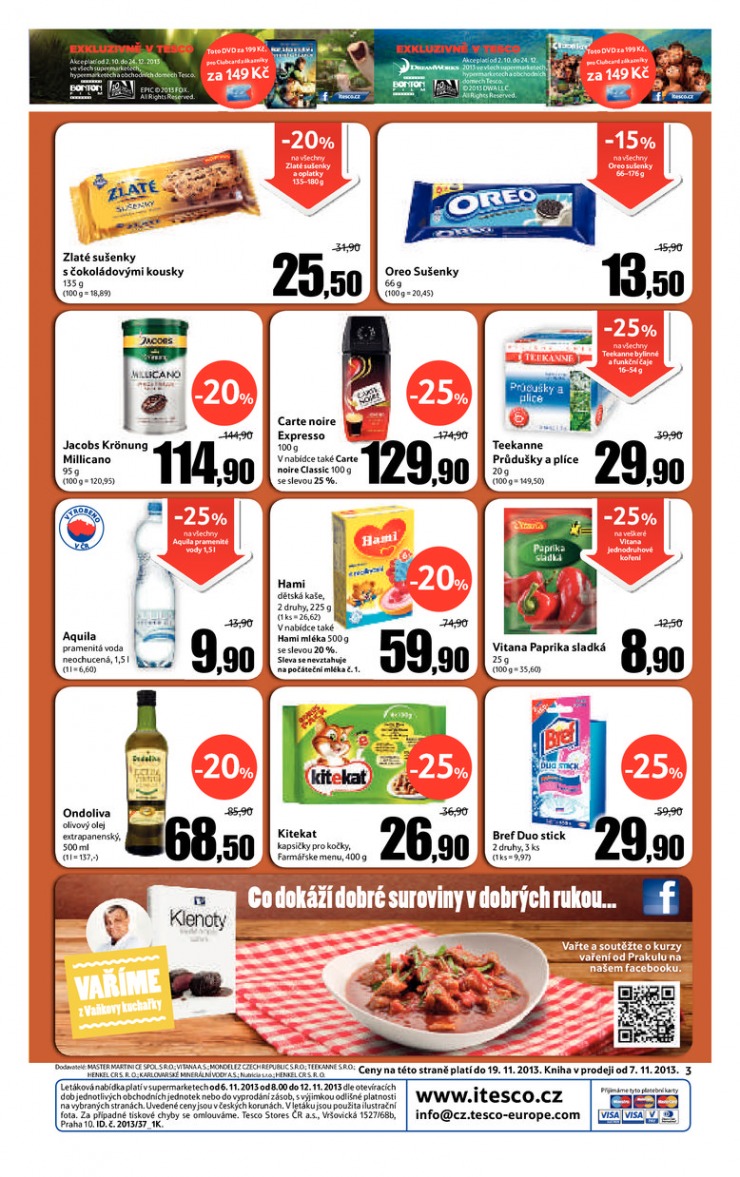 leták Tesco supermarkety od 6.11.2013 strana 1 leták Tesco supermarkety od 6.11.2013 strana 1