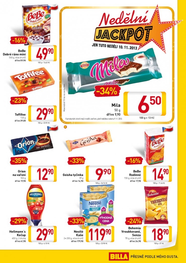 let�k Billa velk� od 6.11.2013 strana 1