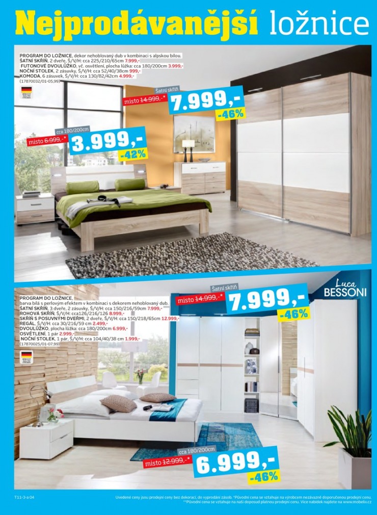 let�k Mobelix Aktu�ln� prospekt od 4.11.2013 strana 1