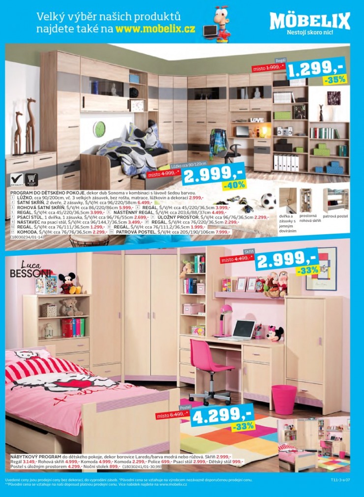 let�k Mobelix Aktu�ln� prospekt od 4.11.2013 strana 1