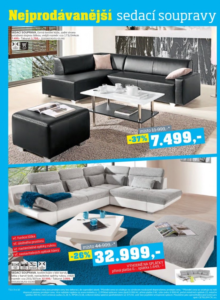 let�k Mobelix Aktu�ln� prospekt od 4.11.2013 strana 1