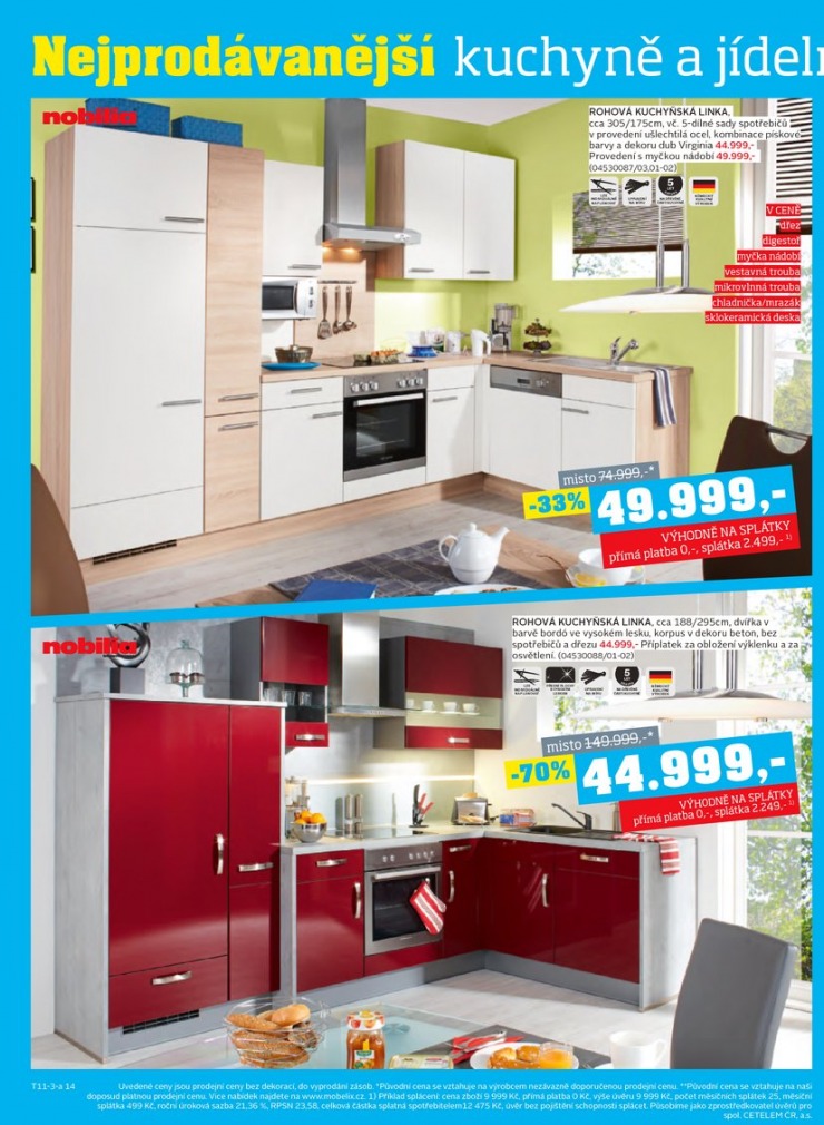 let�k Mobelix Aktu�ln� prospekt od 4.11.2013 strana 1