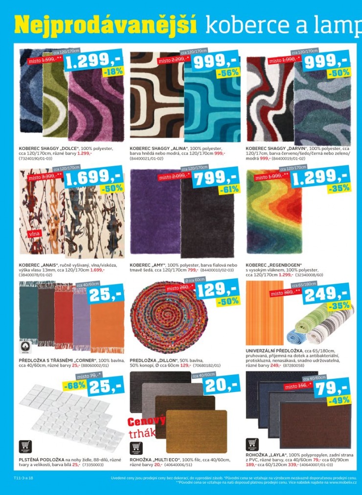 let�k Mobelix Aktu�ln� prospekt od 4.11.2013 strana 1