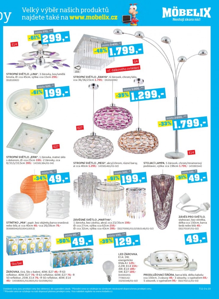 let�k Mobelix Aktu�ln� prospekt od 4.11.2013 strana 1