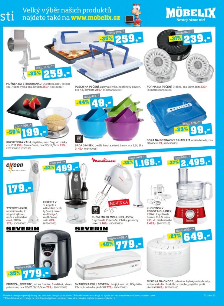 let�k Mobelix Aktu�ln� prospekt od 4.11.2013 strana 1