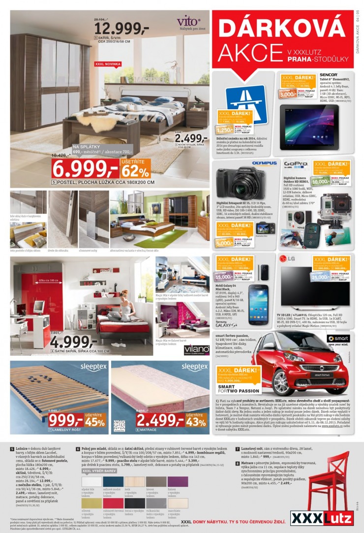 let�k XXXLutz Aktu�ln� prospekt od 4.11.2013 strana 1