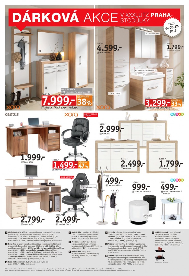 let�k XXXLutz Aktu�ln� prospekt od 4.11.2013 strana 1