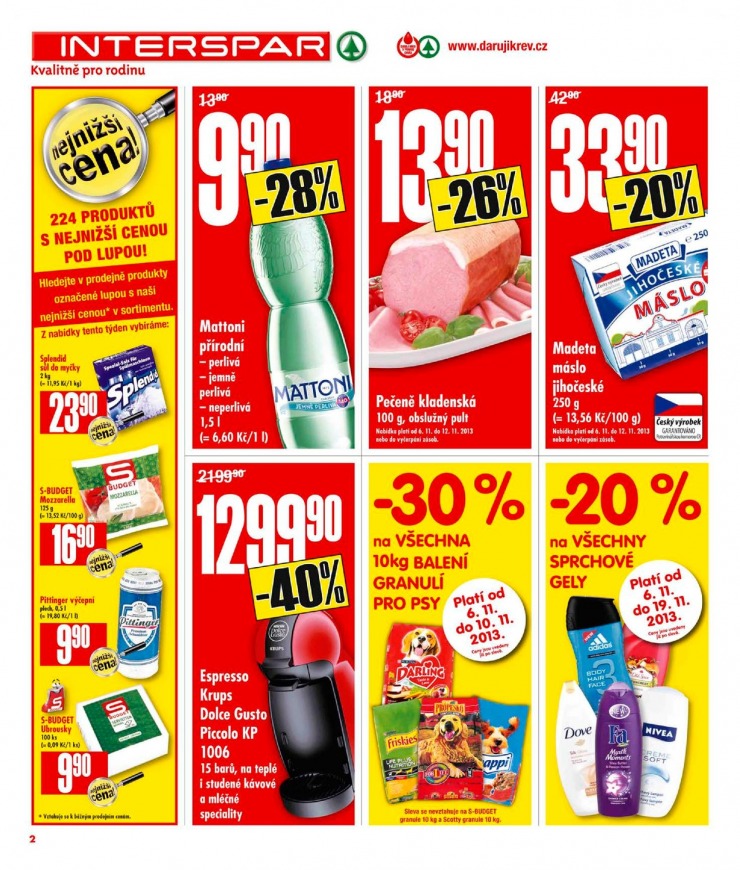 leták Interspar Akční nabídka od 6.11.2013 strana 1 leták Interspar Akční nabídka od 6.11.2013 strana 1
