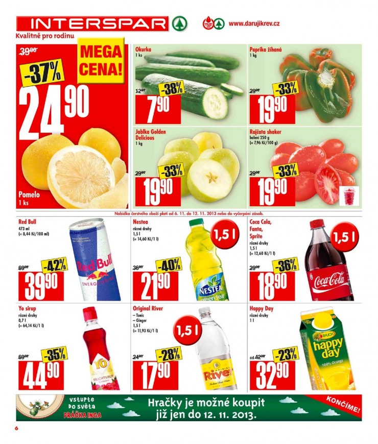 leták Interspar Akční nabídka od 6.11.2013 strana 1 leták Interspar Akční nabídka od 6.11.2013 strana 1