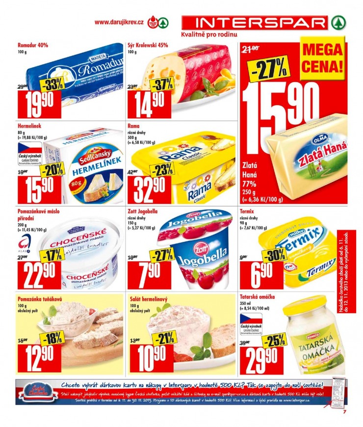 leták Interspar Akční nabídka od 6.11.2013 strana 1 leták Interspar Akční nabídka od 6.11.2013 strana 1