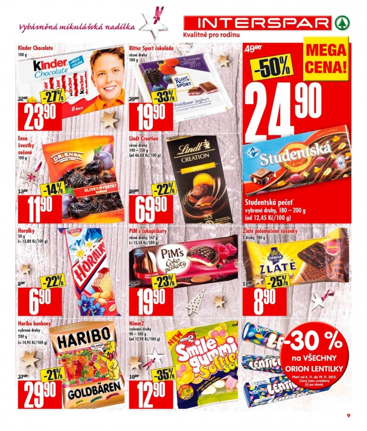 leták Interspar Akční nabídka od 6.11.2013 strana 1 leták Interspar Akční nabídka od 6.11.2013 strana 1