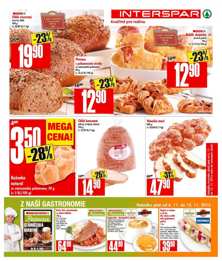 leták Interspar Akční nabídka od 6.11.2013 strana 1 leták Interspar Akční nabídka od 6.11.2013 strana 1