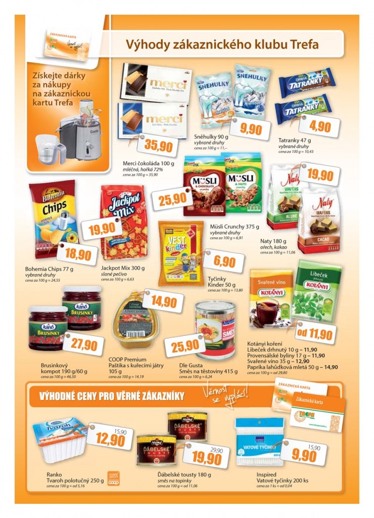 leták COOP Trefa od 6.11.2013 strana 1 leták COOP Trefa od 6.11.2013 strana 1