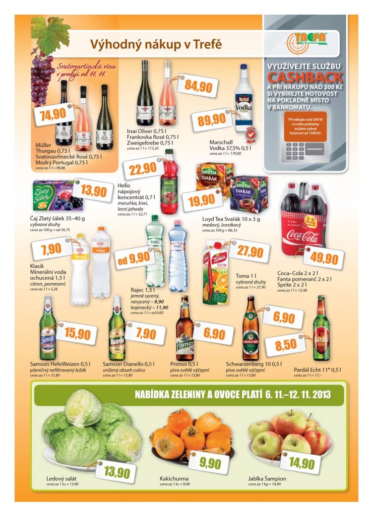 leták COOP Trefa od 6.11.2013 strana 1 leták COOP Trefa od 6.11.2013 strana 1