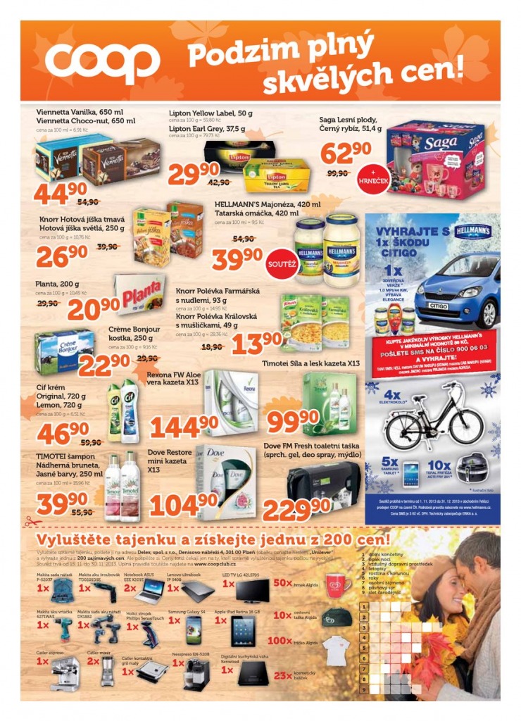 leták COOP Trefa od 6.11.2013 strana 1 leták COOP Trefa od 6.11.2013 strana 1