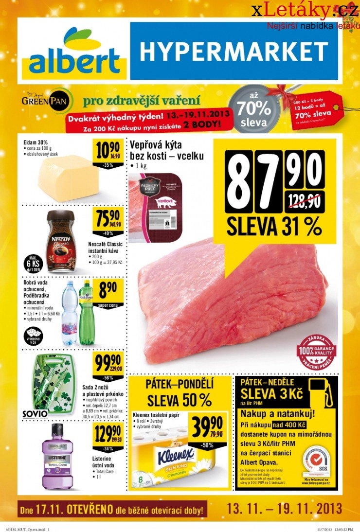 leták Albert Hypermarket akční leták strana 1 leták Albert Hypermarket akční leták strana 1