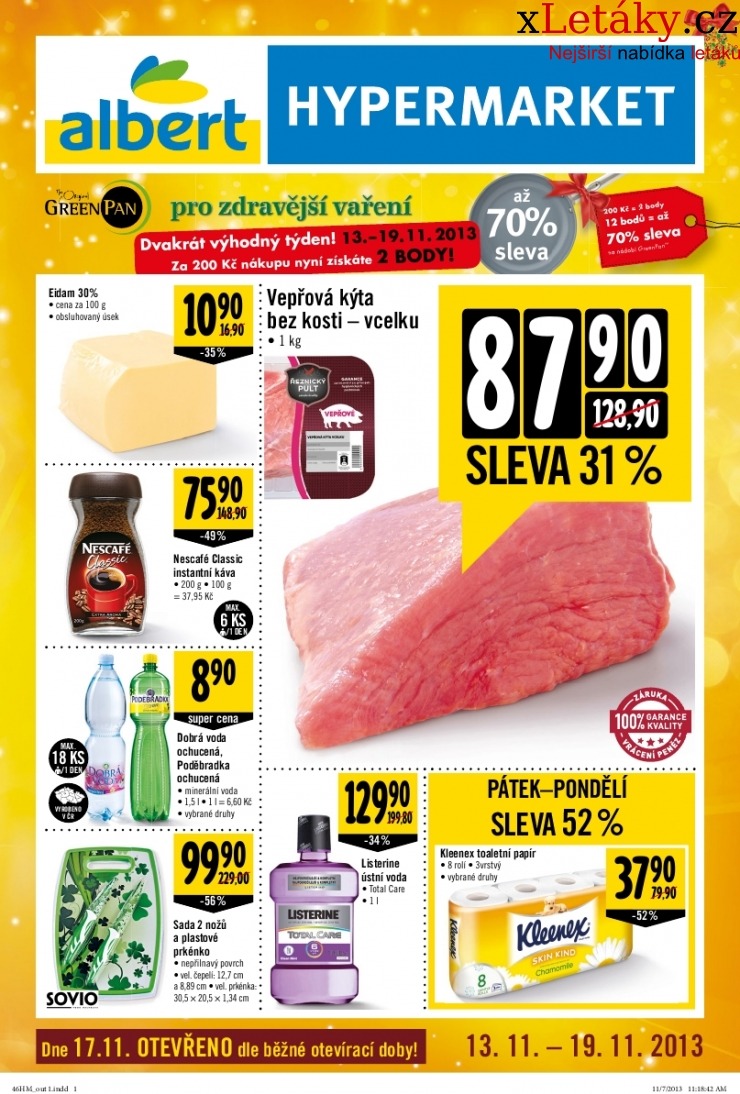 leták Albert Hypermarket akční leták strana 1 leták Albert Hypermarket akční leták strana 1