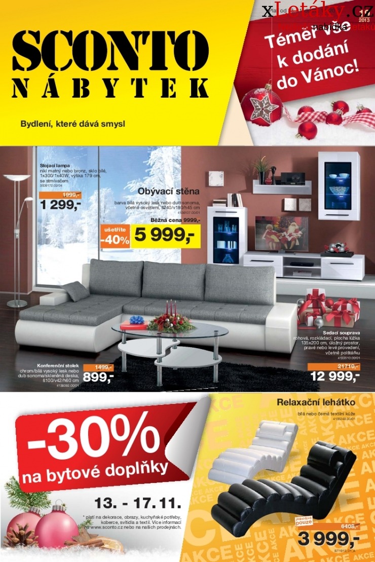 leták Sconto nábytek leták strana 1 leták Sconto nábytek leták strana 1