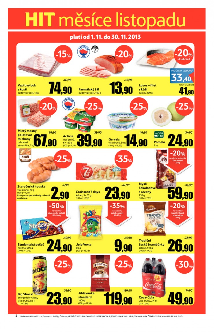 leták Tesco malé hypermarkety od 13.11.2013 strana 1 leták Tesco malé hypermarkety od 13.11.2013 strana 1
