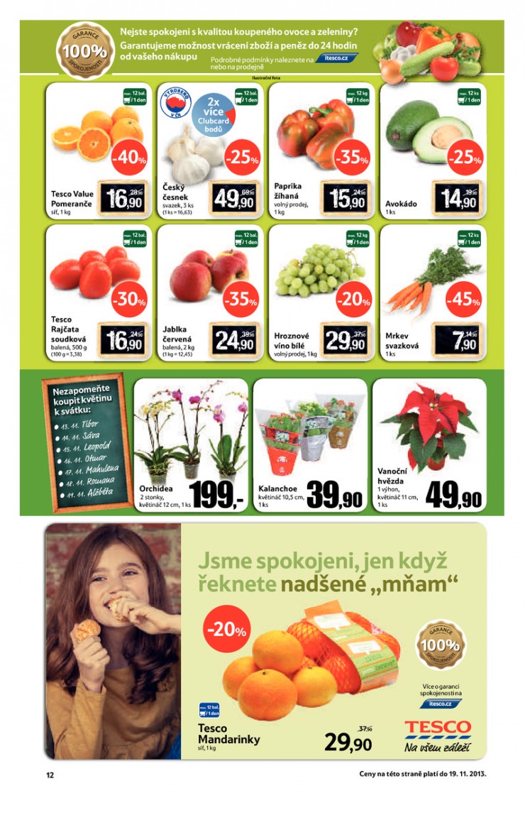 leták Tesco malé hypermarkety od 13.11.2013 strana 1 leták Tesco malé hypermarkety od 13.11.2013 strana 1
