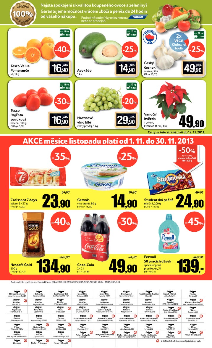leták Tesco Expres obchody od 13.11.2013 strana 1 leták Tesco Expres obchody od 13.11.2013 strana 1