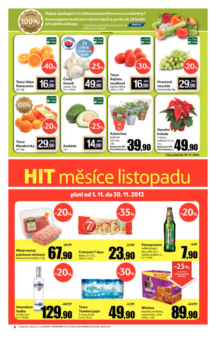 leták Tesco supermarkety od 13.11.2013 strana 1 leták Tesco supermarkety od 13.11.2013 strana 1