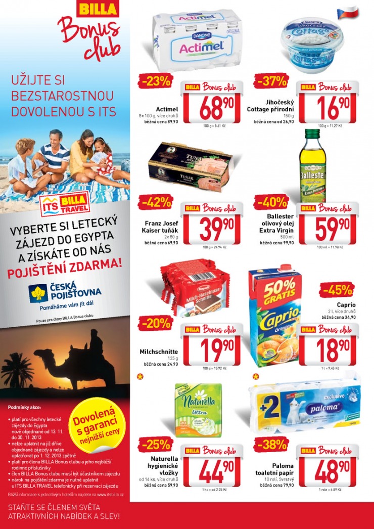 leták Billa velký od 13.11.2013 strana 1 leták Billa velký od 13.11.2013 strana 1