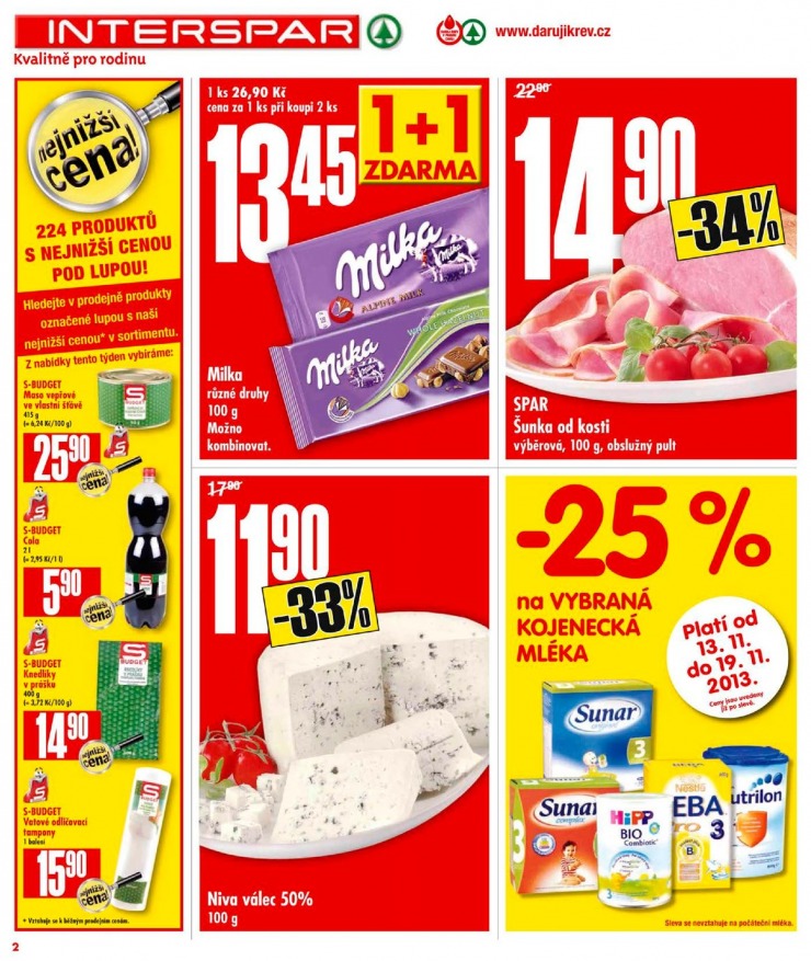 leták Interspar Akční nabídka od 13.11.2013 strana 1 leták Interspar Akční nabídka od 13.11.2013 strana 1
