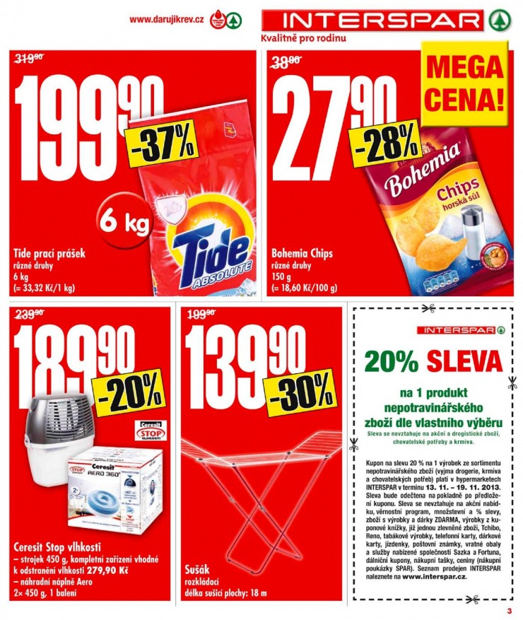 leták Interspar Akční nabídka od 13.11.2013 strana 1 leták Interspar Akční nabídka od 13.11.2013 strana 1