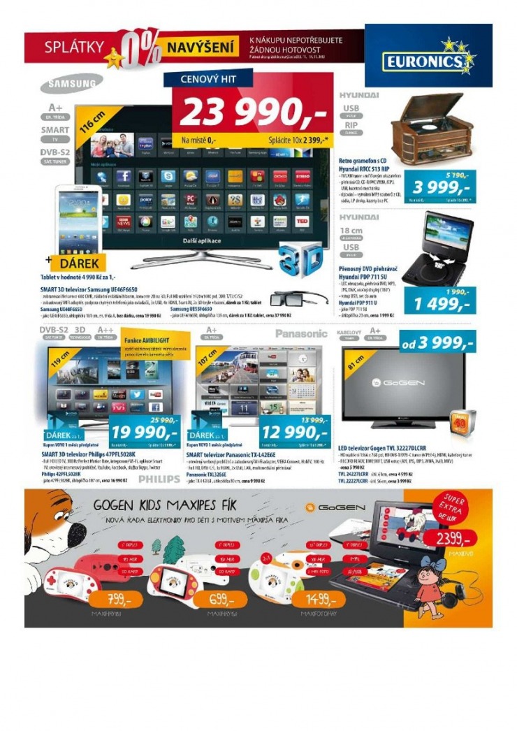 let�k Euronics Aktu�ln� let�k od 13.11.2013 strana 1