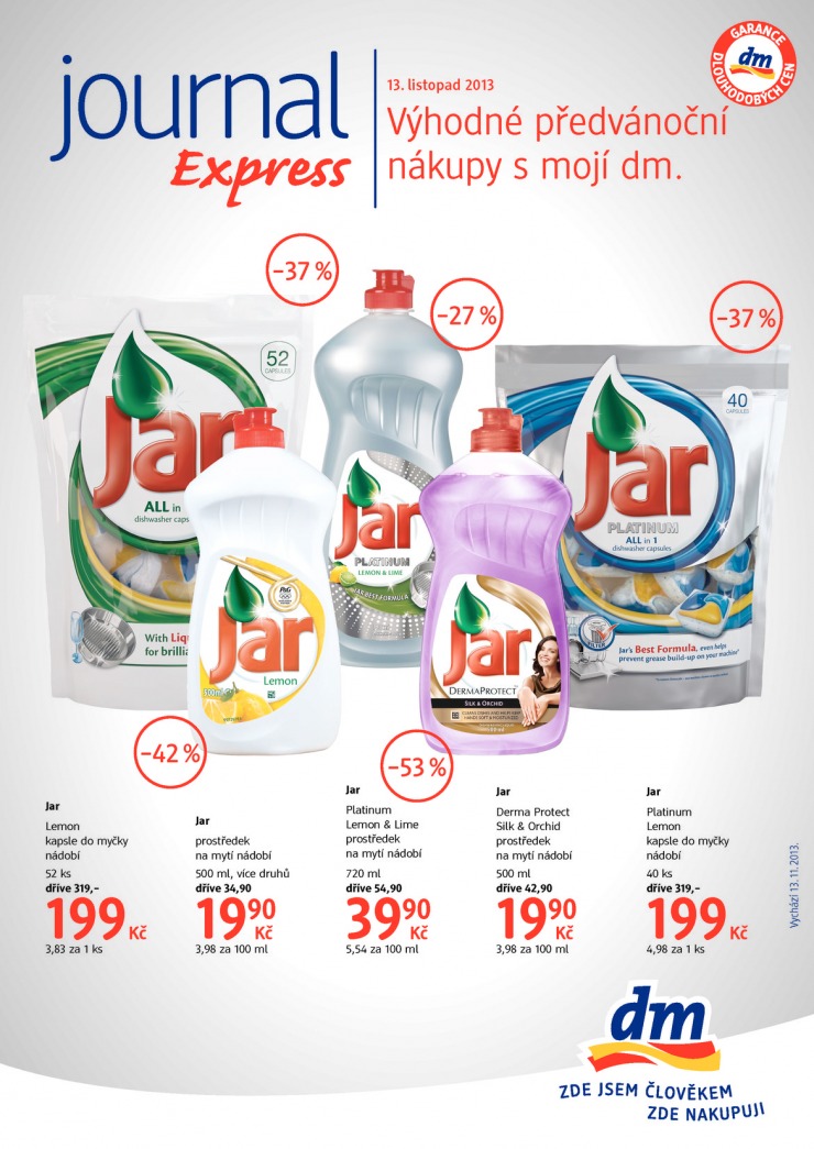 letk DM drogerie Journal Express od 13.11.2013 strana 1