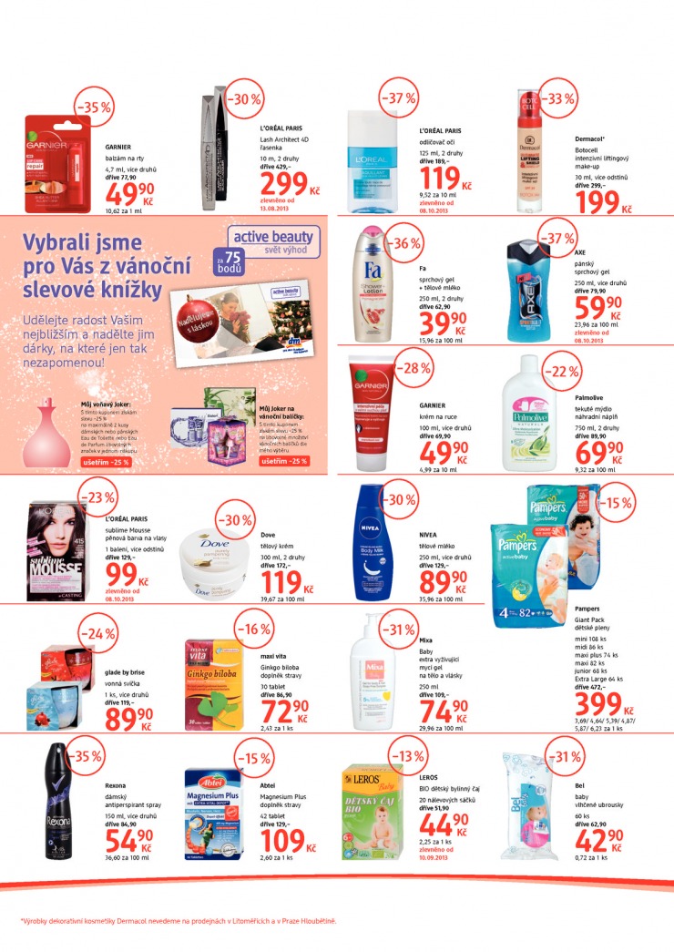 leták DM drogerie Journal Express od 13.11.2013 strana 1 leták DM drogerie Journal Express od 13.11.2013 strana 1