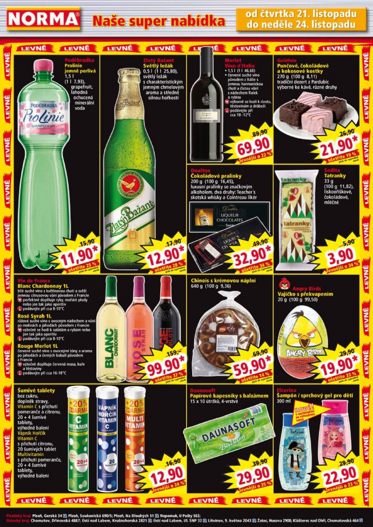 leták Norma Aktuální leták od 18.11.2013 strana 1 leták Norma Aktuální leták od 18.11.2013 strana 1