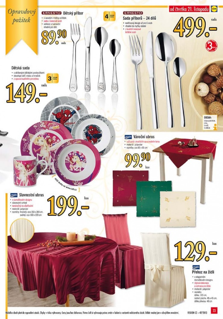 let�k Lidl Ak�n� nab�dka od 18.11.2013 strana 1