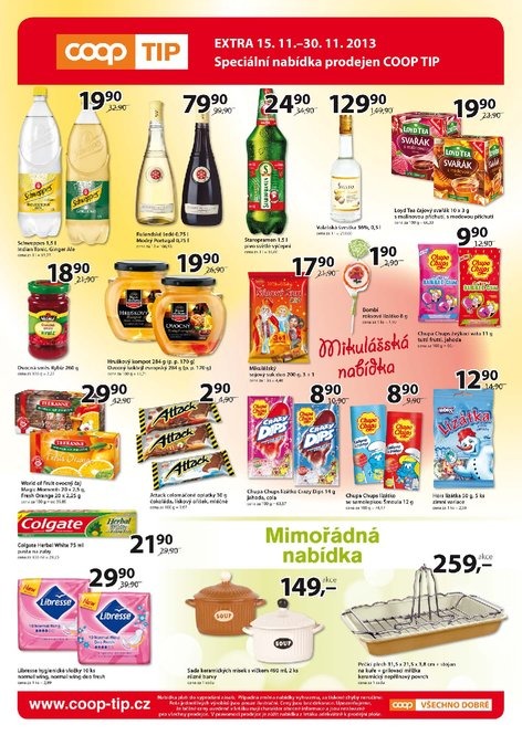 leták COOP Tip extra od 15.11.2013 strana 1 leták COOP Tip extra od 15.11.2013 strana 1