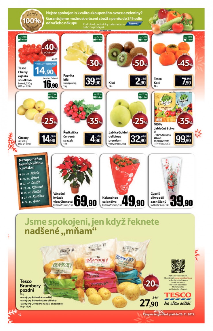 leták Tesco malé hypermarkety od 20.11.2013 strana 1 leták Tesco malé hypermarkety od 20.11.2013 strana 1