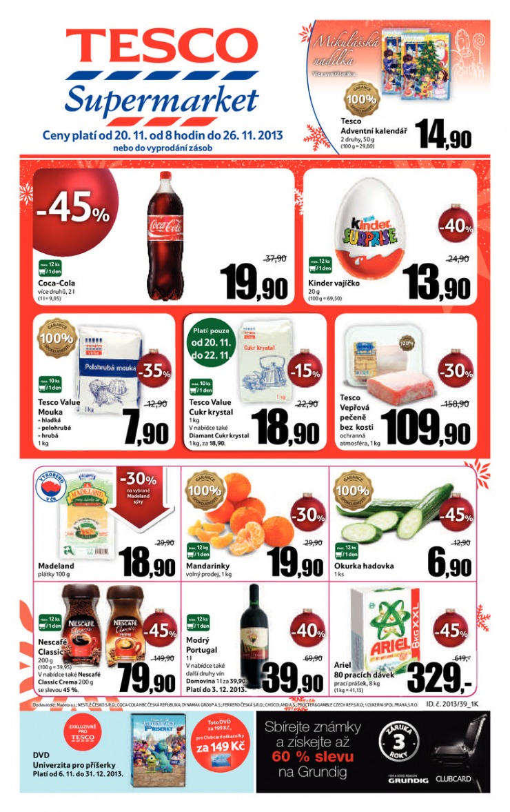 letk Tesco supermarkety od 20.11.2013 strana 1