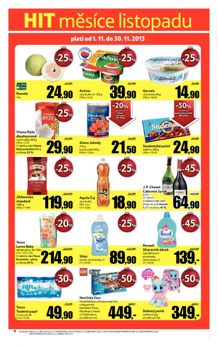 let�k Tesco supermarkety od 20.11.2013 strana 1