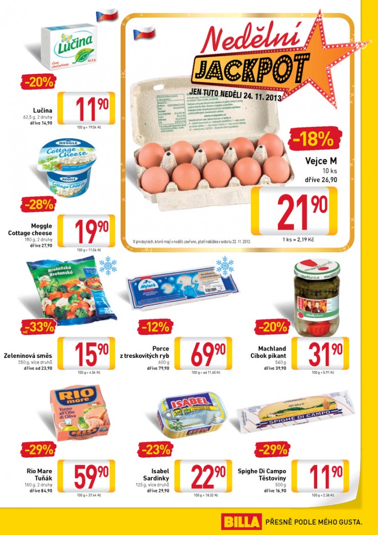 let�k Billa velk� od 20.11.2013 strana 1