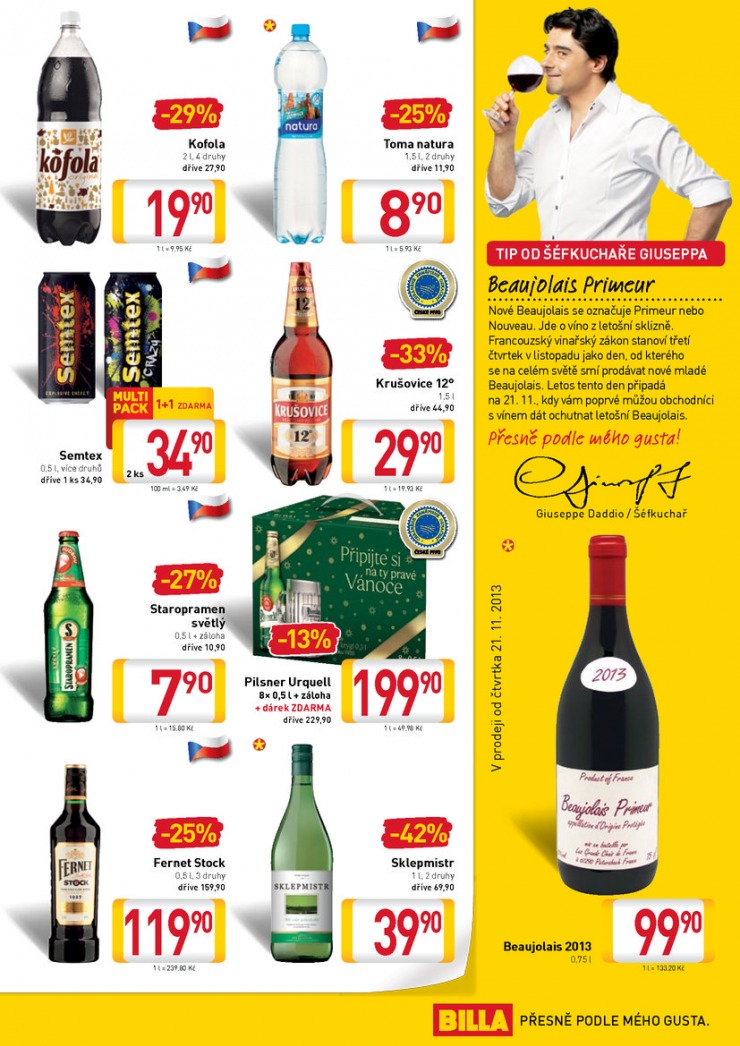 let�k Billa velk� od 20.11.2013 strana 1