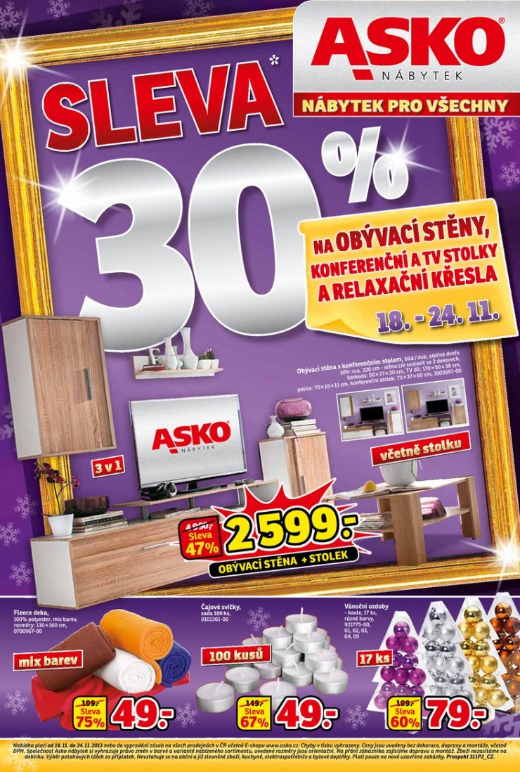 letk Asko nbytek katalog od 18.11.2013 strana 1