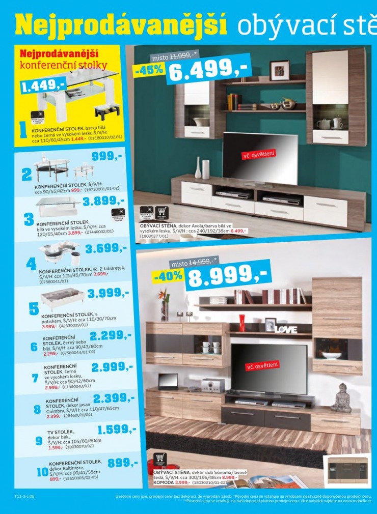 let�k Mobelix Aktu�ln� prospekt od 18.11.2013 strana 1